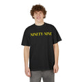 NINETY NINE Bold Graphic T-Shirt — Minimal Yellow Logo Tee